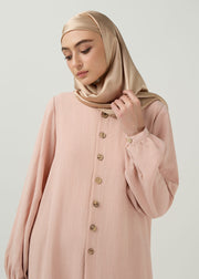 Spring Breeze Cape Tunic in Blush Sand – Modest Fashion by Minnaba